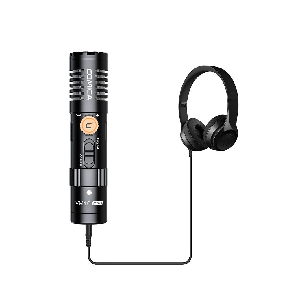COMICA VM10 PRO – Micrófono Shotgun Cardioide On-Camera para Smartphones, Cámaras y GoPro
