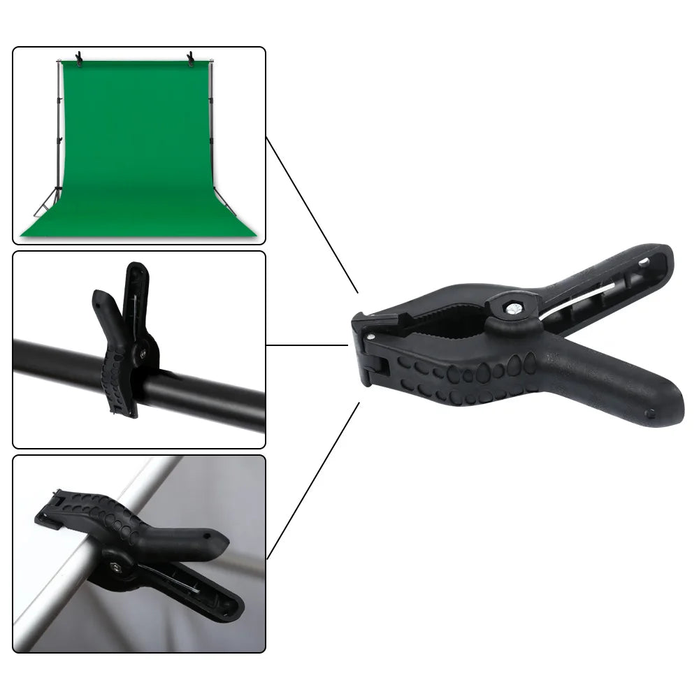 Photography Photo Studio Softbox Lighting Kit With 2.6x3M Background Frame 3pcs Backdrops Tripod Stand Reflector Board 4Umbrella