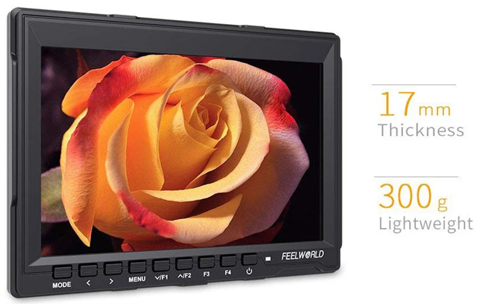 7 Inch Field Monitor HDMI Camera DSLR LCD IPS HD 1280x800 Video Assist External for Nikon Sony Canon Camera Gimbal FW759