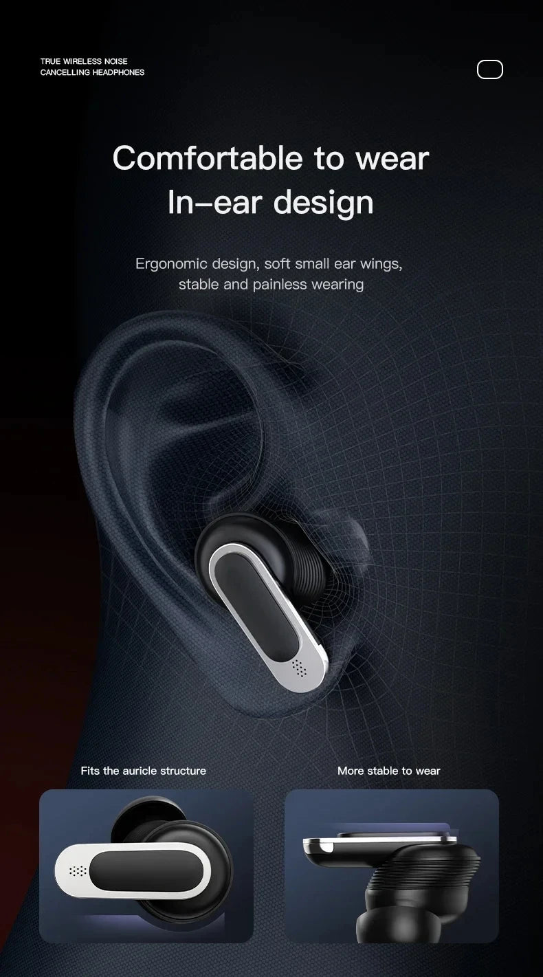Xiaomi TWS V8 | Audífonos True Wireless con Cancelación Activa de Ruido ANC+ENC y Micrófono Integrado