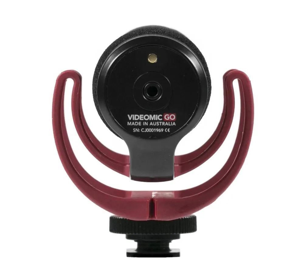 Rode VideoMic GO – Micrófono Shotgun Hipercardioide para Cámaras DSLR Canon, Nikon y Sony