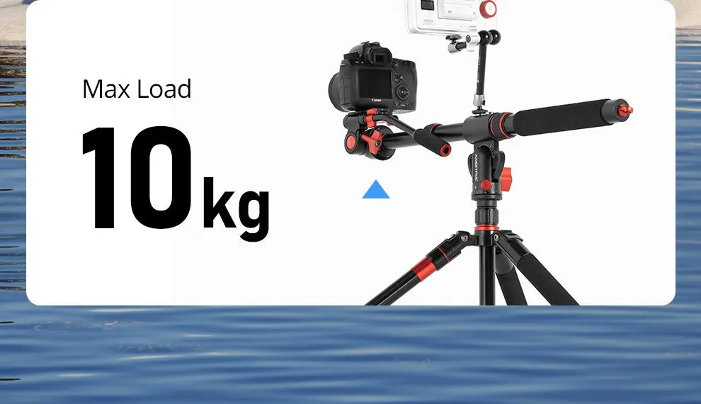 AMBITFUL GM104 Aluminium alloy tripod extenged crossbar ledgth 48-106cm adjuatbale for sony Canon Fuji nikon and mobile phone
