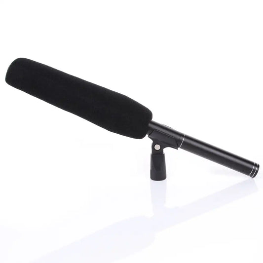 HTDZ HT-81 – Micrófono Shotgun Cardioide de Condensador para Entrevistas y Cámaras DSLR