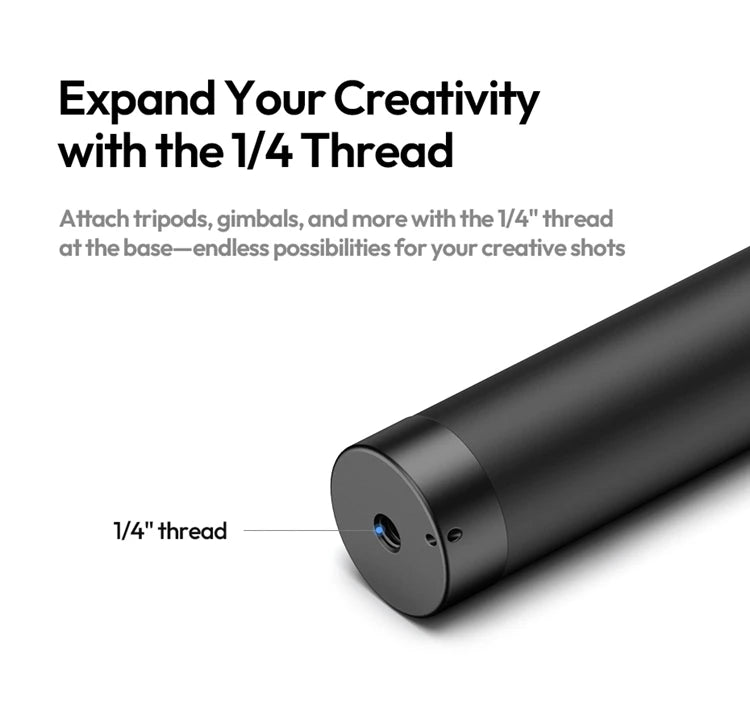 Ulanzi VL02 2.7M Selfie Stick Tripod Smartphone Retractable Invisible Selfie Stick For Gopro Hero 12 11 10 Insta360 X4 X3 X2 DJI