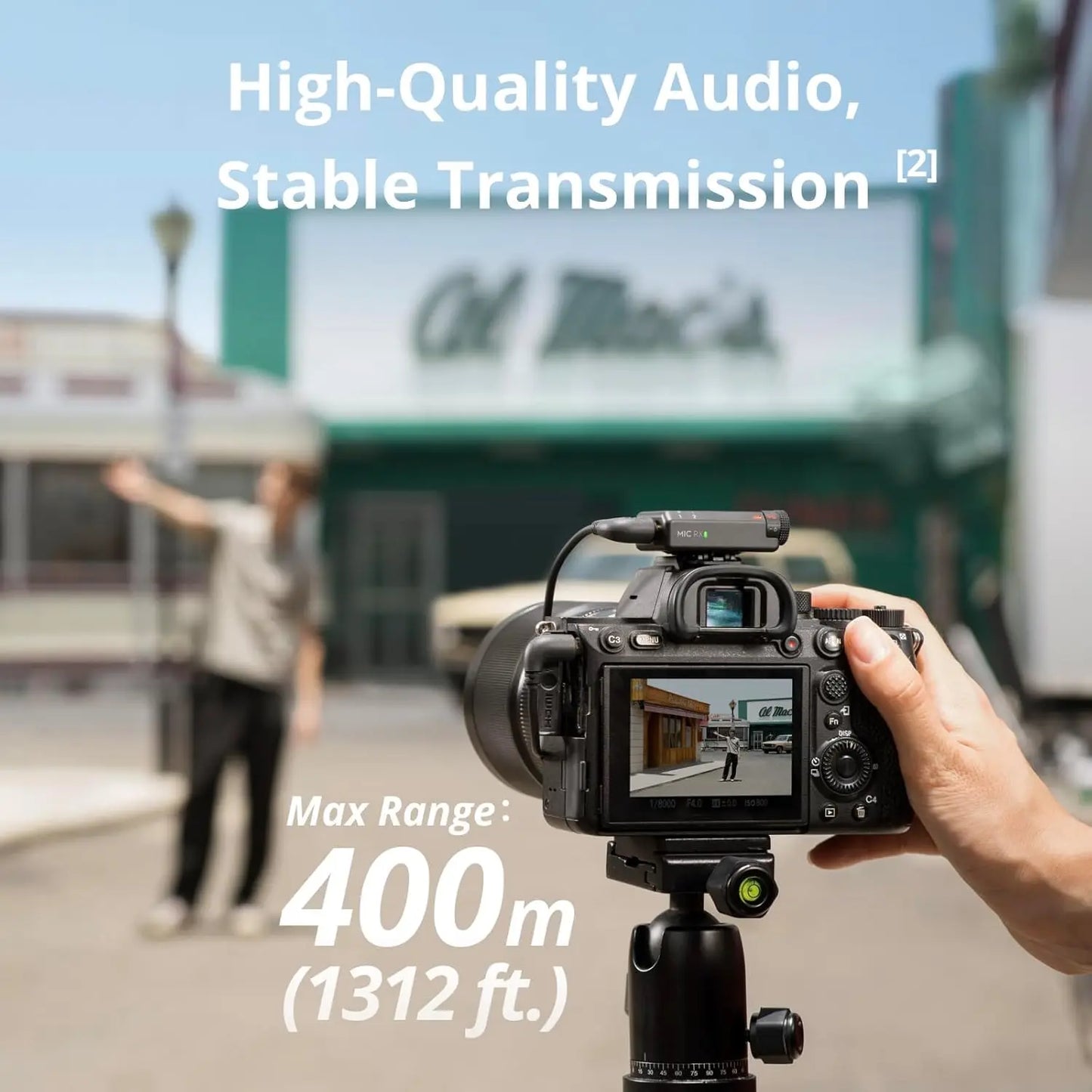 New DJI Mic Mini (2TX + 1RX + Estuche de Carga) – Micrófono Inalámbrico con Cancelación Inteligente de Ruido