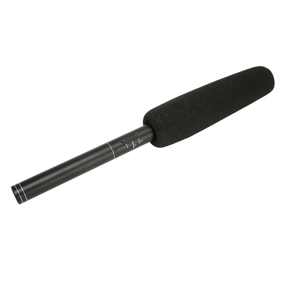 HTDZ HT-81 – Micrófono Shotgun Cardioide de Condensador para Entrevistas y Cámaras DSLR