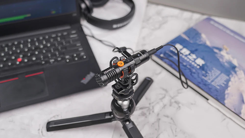 COMICA VM10 PRO – Micrófono Shotgun Cardioide On-Camera para Smartphones, Cámaras y GoPro