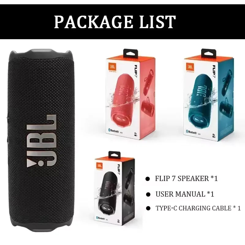 JBL FLIP 7 | Parlante Bluetooth Portátil IP68 a Prueba de Agua con Potentes Bajos Hi-Fi
