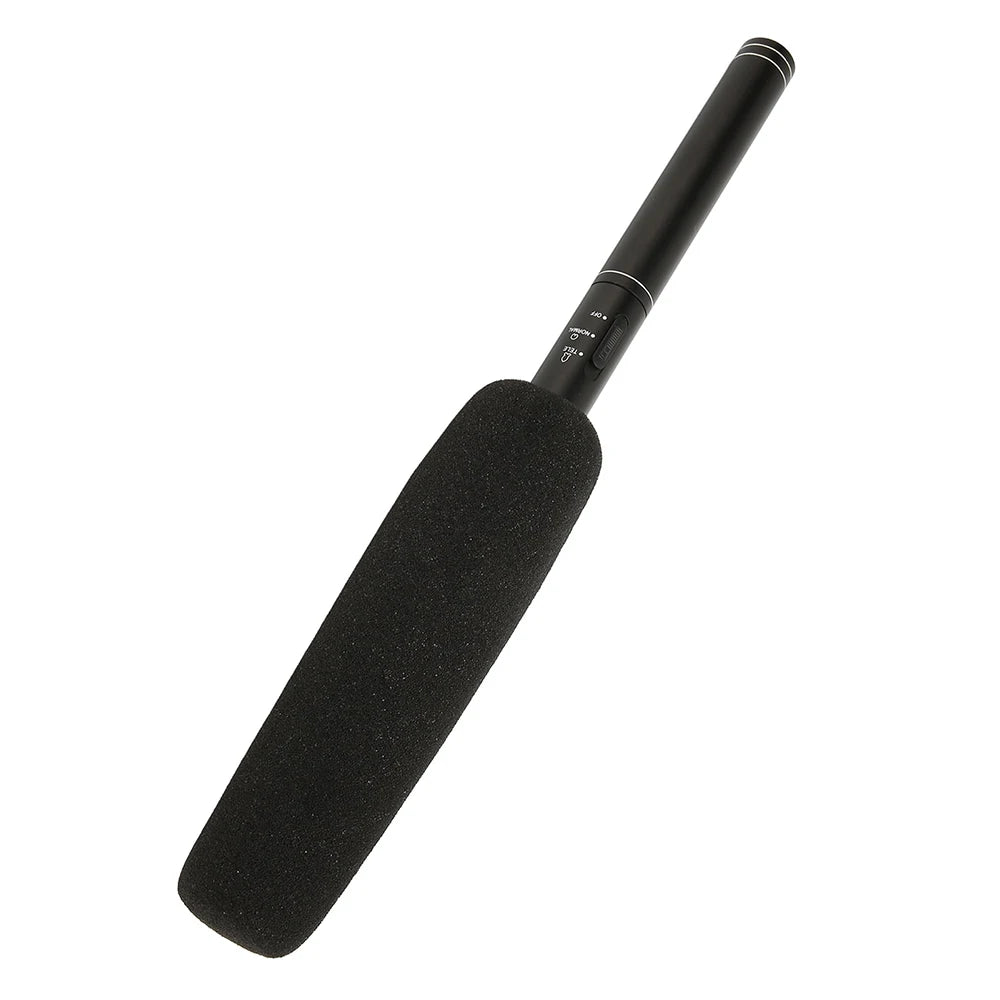 HTDZ HT-81 – Micrófono Shotgun Cardioide de Condensador para Entrevistas y Cámaras DSLR
