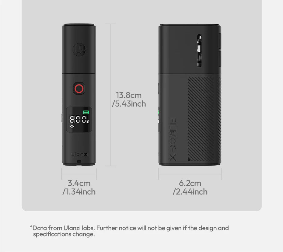 Ulanzi FM02 Electric Fog Machine FILMOG X 3 Modes Mist Dense Fog Dry Ice with Type-C Charging Portraits Shots Food Photography