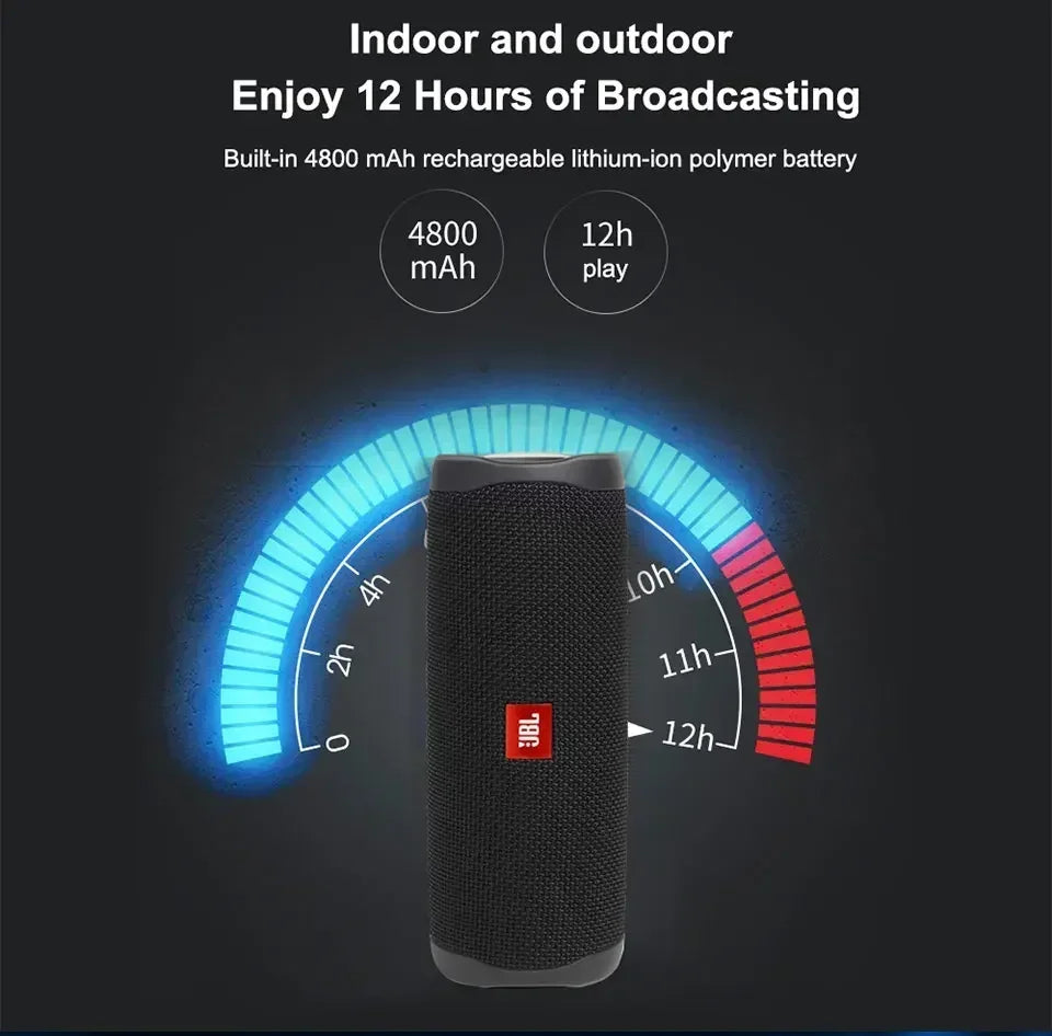 JBL Flip 5 Bluetooth Speaker Flip5 Mini Portable Waterproof Wireless BT Speaker Bass Stereo Music Outdoor Travel Party Speaker