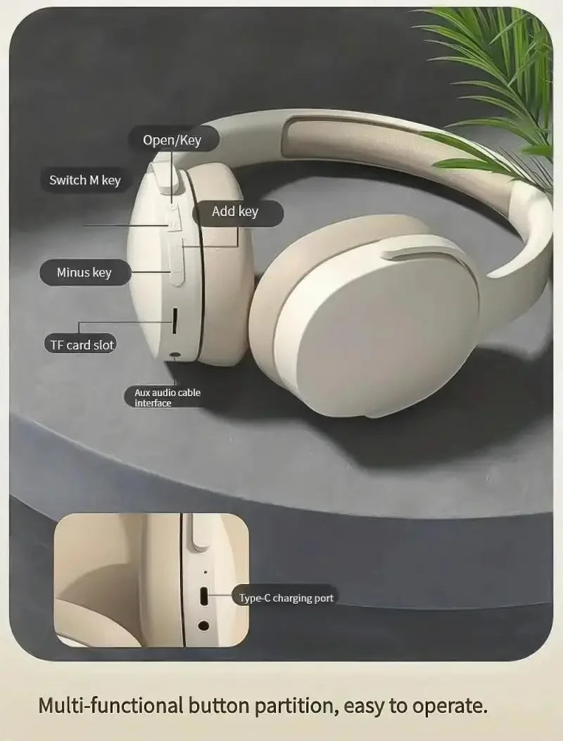 Xiaomi TWS Wireless Headset | Audífonos Bluetooth 5.3 Plegables con Hi-Fi Estéreo, Cancelación de Ruido y Batería de Larga Duración