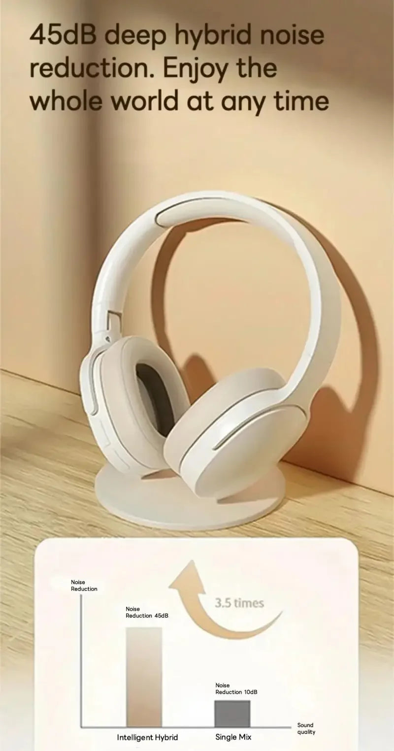 Xiaomi TWS Wireless Headset | Audífonos Bluetooth 5.3 Plegables con Hi-Fi Estéreo, Cancelación de Ruido y Batería de Larga Duración