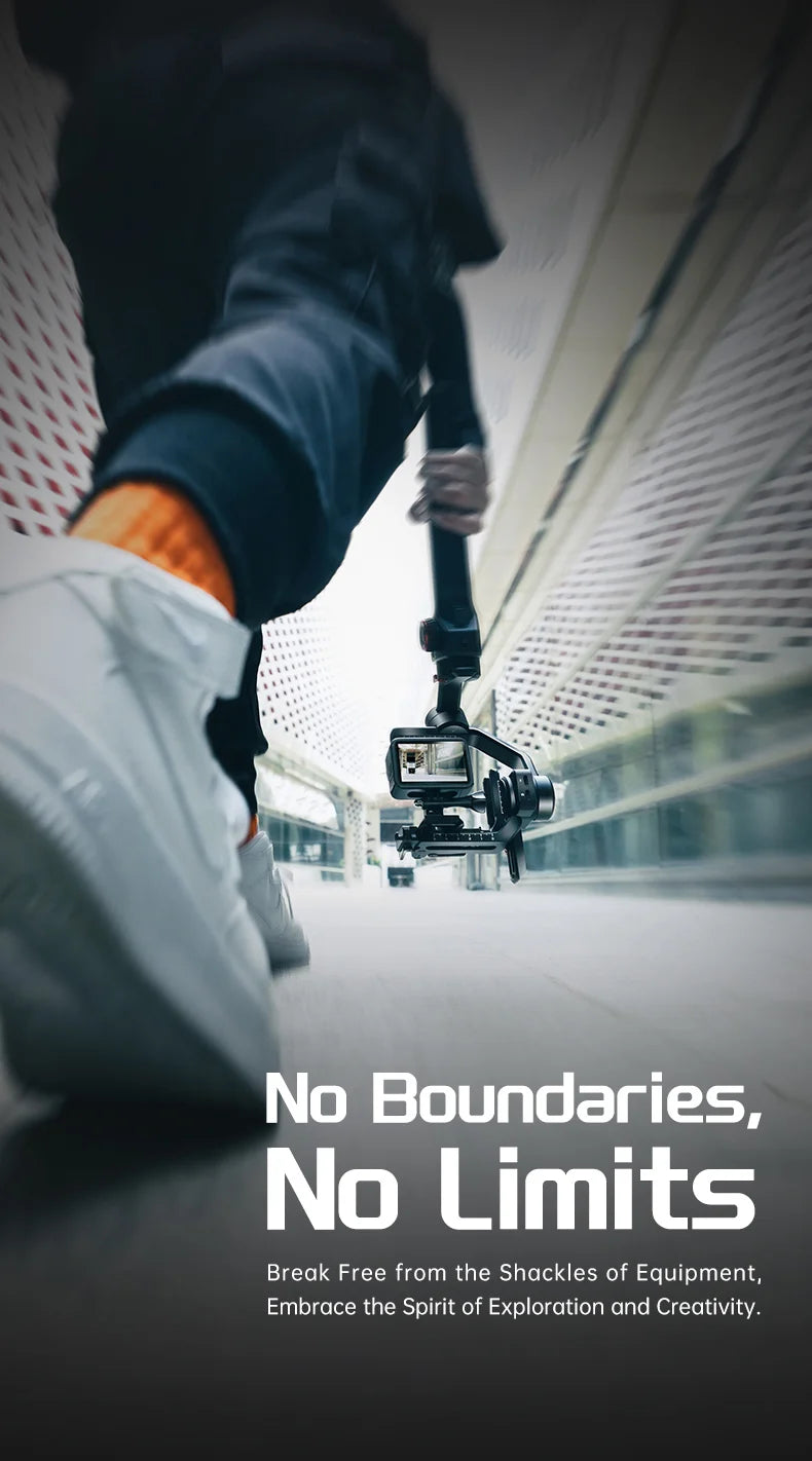 Hohem iSteady MT2 Handheld Gimbal Stabilizer Selfie Stick Extension Rod with AI Magnetic Fill Light Full Color Video Lighting