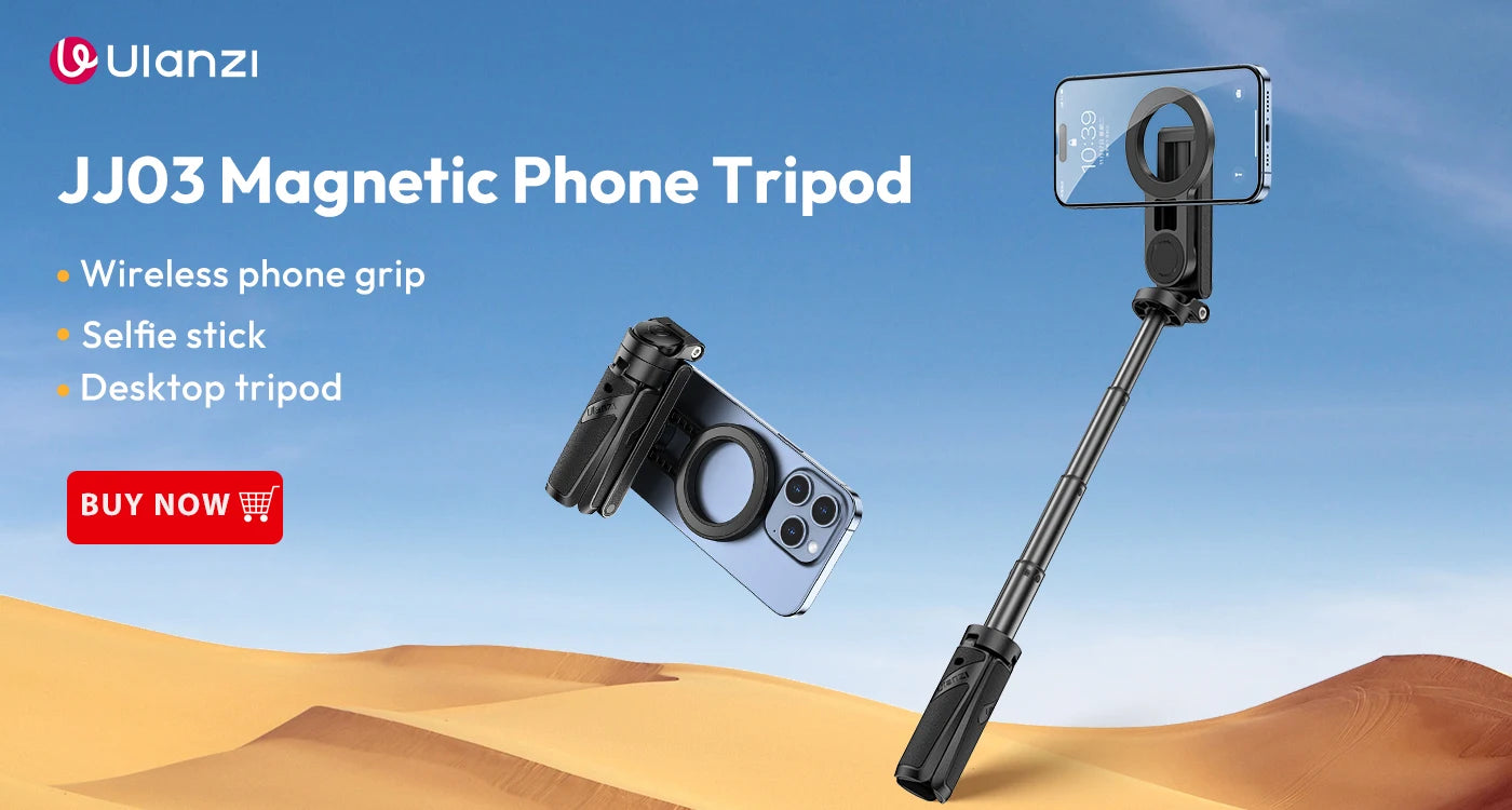 Ulanzi VL02 2.7M Selfie Stick Tripod Smartphone Retractable Invisible Selfie Stick For Gopro Hero 12 11 10 Insta360 X4 X3 X2 DJI