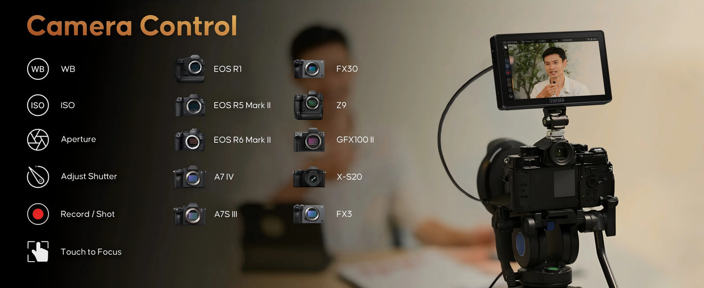 Osee G7 Pro 7 Inch Camera Control Touchscreen Field Monitor