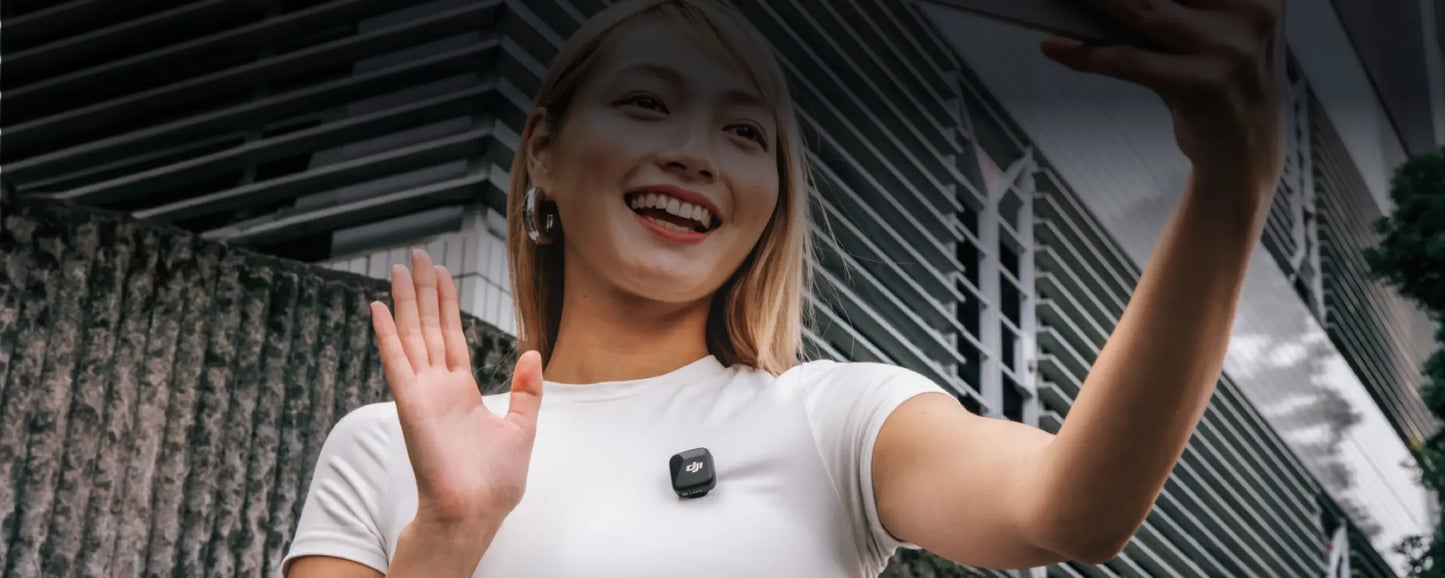 New DJI Mic Mini (2TX + 1RX + Estuche de Carga) – Micrófono Inalámbrico con Cancelación Inteligente de Ruido