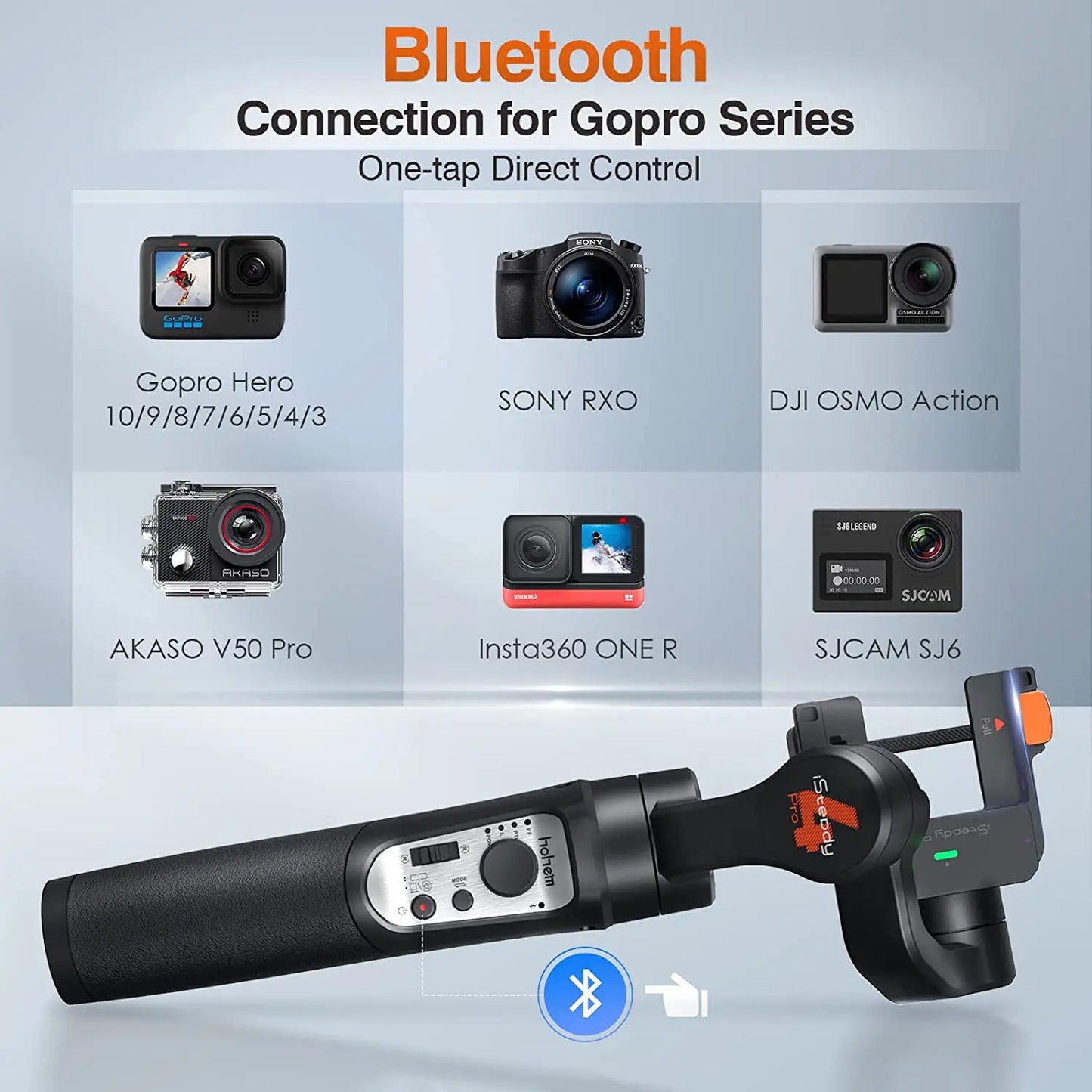 Hohem iSteady Pro 4 – Gimbal Estabilizador 3 Ejes para GoPro & Action Cams