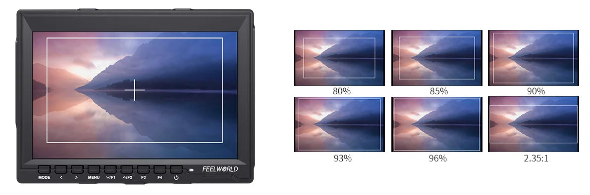 7 Inch Field Monitor HDMI Camera DSLR LCD IPS HD 1280x800 Video Assist External for Nikon Sony Canon Camera Gimbal FW759