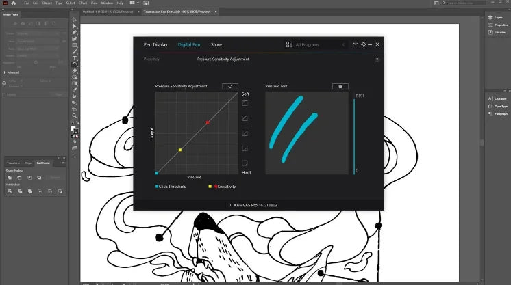 Huion Kamvas Pro 16 (2.5K) | Tableta Gráfica con Pantalla QHD 15.6”, 145% sRGB QLED y Lápiz PenTech 3.0