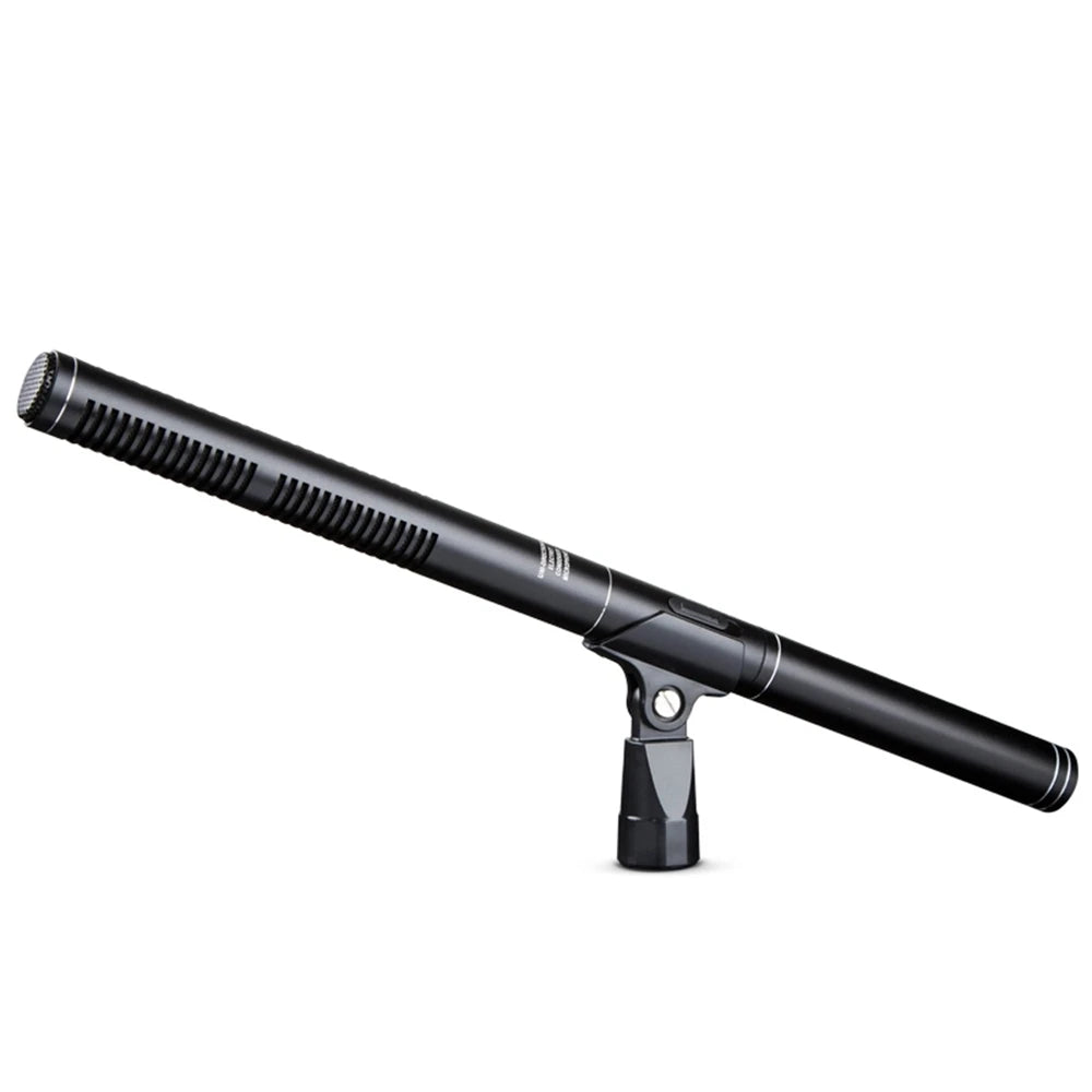 HTDZ HT-81 – Micrófono Shotgun Cardioide de Condensador para Entrevistas y Cámaras DSLR
