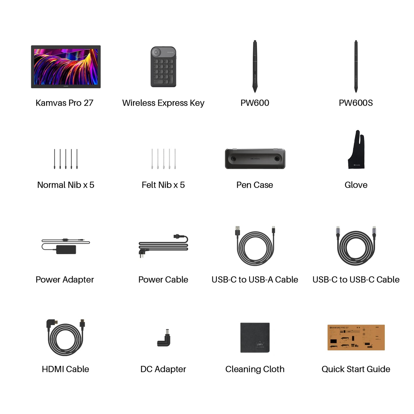 Huion Kamvas Pro 27 | Tableta Gráfica con Pantalla 27” 4K UHD, PenTech 4.0 y Vidrio Antirreflejo de 2ª Generación