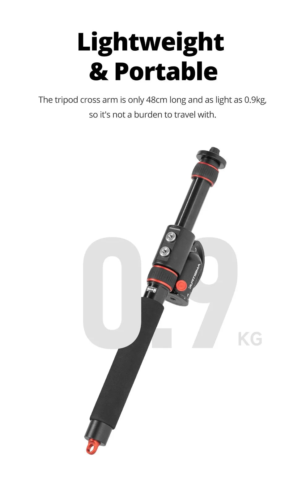 AMBITFUL GM104 Aluminium alloy tripod extenged crossbar ledgth 48-106cm adjuatbale for sony Canon Fuji nikon and mobile phone