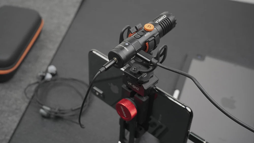 COMICA VM10 PRO – Micrófono Shotgun Cardioide On-Camera para Smartphones, Cámaras y GoPro
