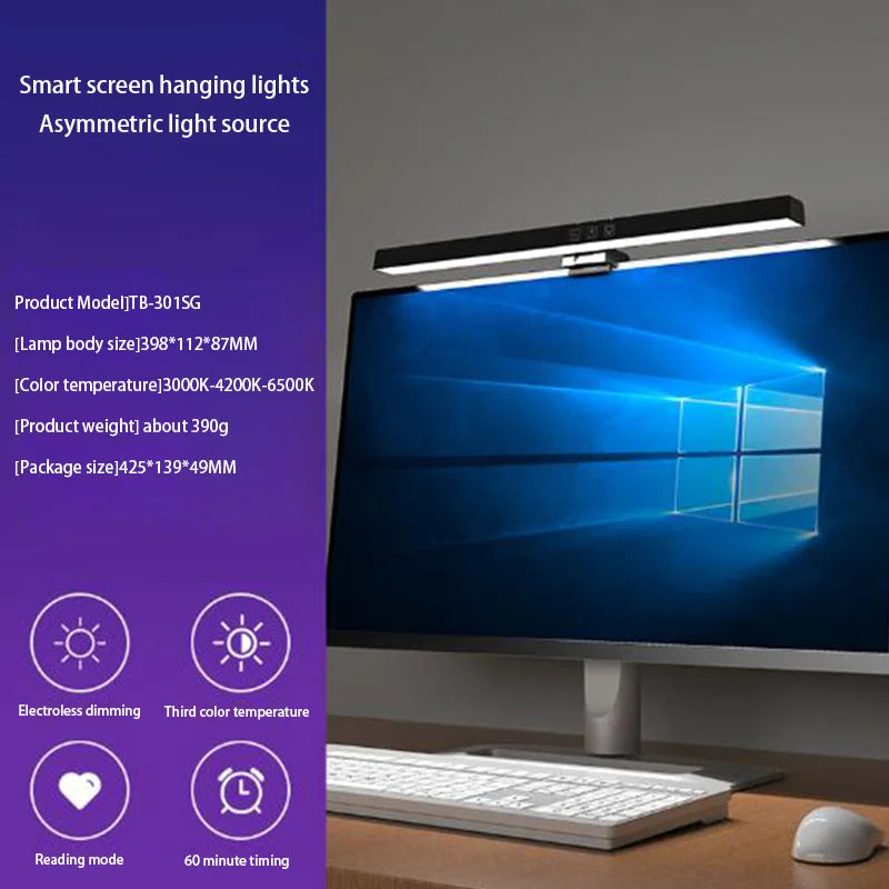 Xiaomi Mijia USB Screen Hanging Lights Stepless Dimming Curved Screen Monitor Light Bar RGB Background Atmosphere Desk Lamp NEW