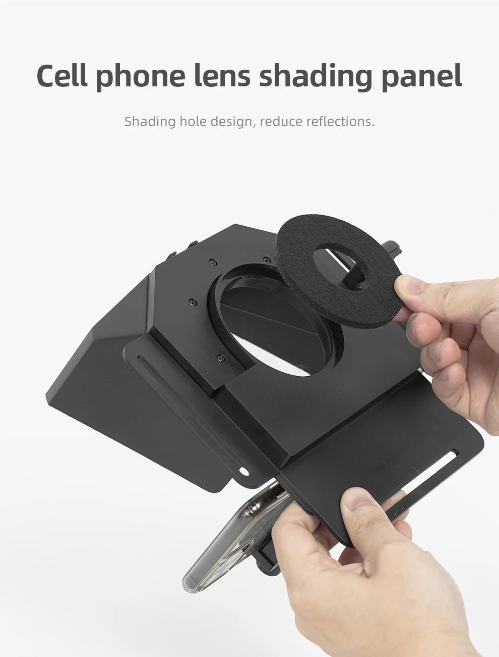 Teleprompter Portátil AMBITFUL Mini – Compatible con Smartphones y Cámaras