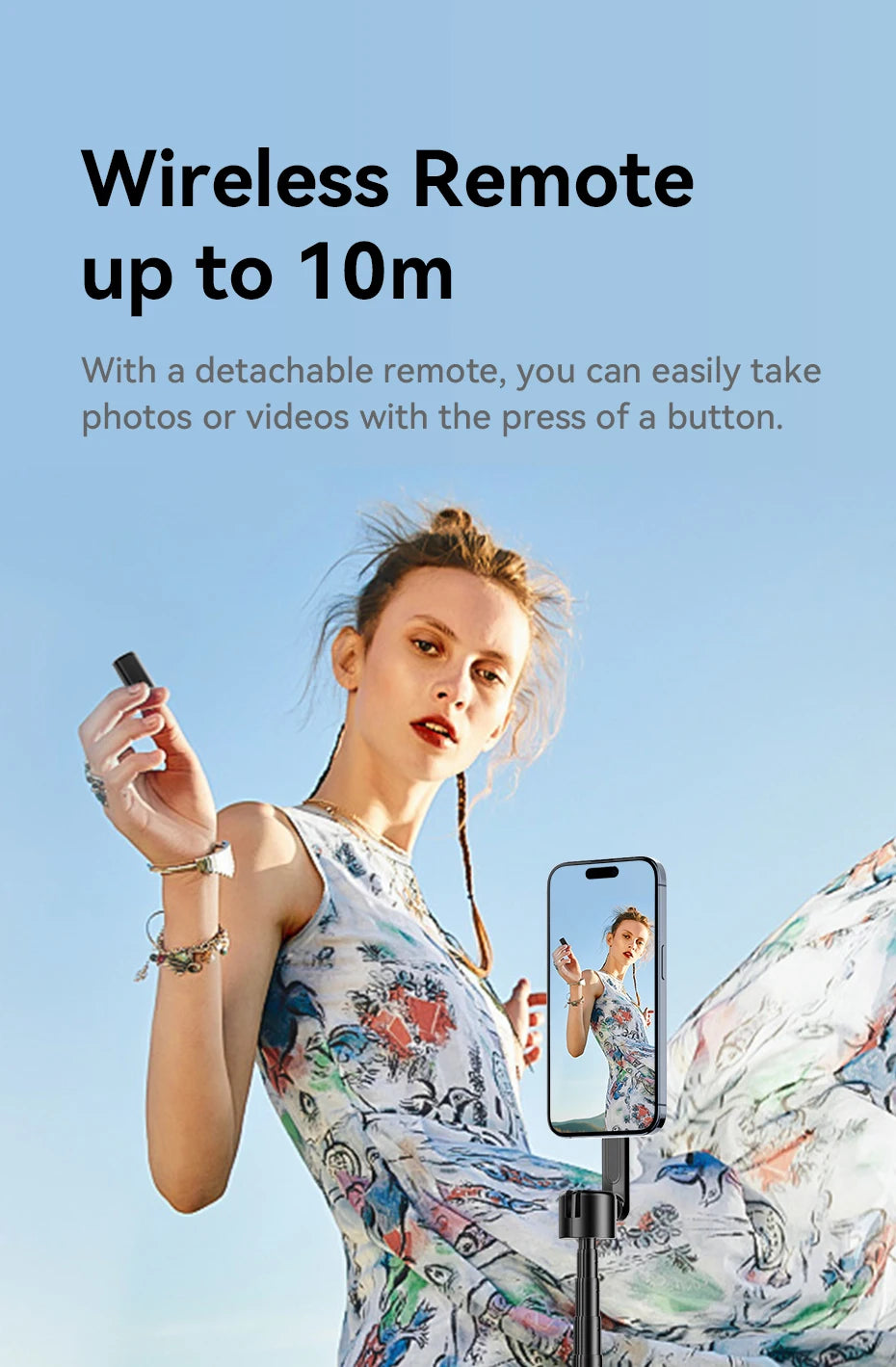 Ulanzi MG-003 Pro Magnetic Phone Selfie Stick Tripod 1.36m Extendable Selfie Tripod for iPhone 15 14 13 12 Vlog Livestreaming