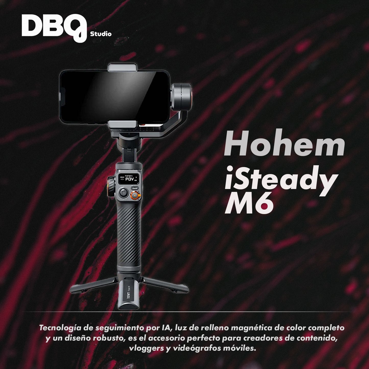 Hohem iSteady M6: estabilización profesional con inteligencia artificial