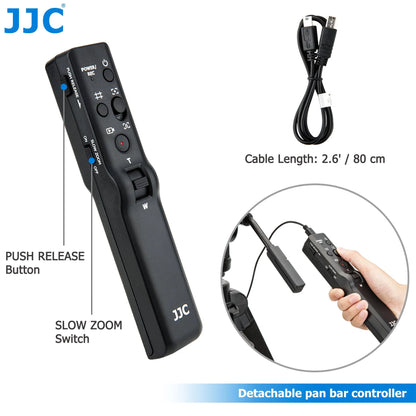 Video Remote Control Tripod for Sony FDR-AX53 AX43 AX33 HDR-CX405 CX455 CX440 Camcorder Handycam RX10M4 RX10M3 RX100M7 RX100M6