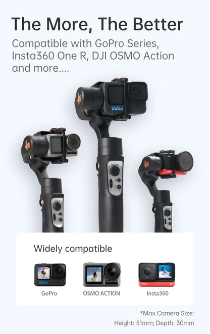 Hohem iSteady Pro 4 – Gimbal Estabilizador 3 Ejes para GoPro & Action Cams