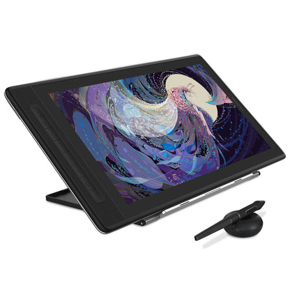 Huion Kamvas Pro 16 (2.5K) | Tableta Gráfica con Pantalla QHD 15.6”, 145% sRGB QLED y Lápiz PenTech 3.0