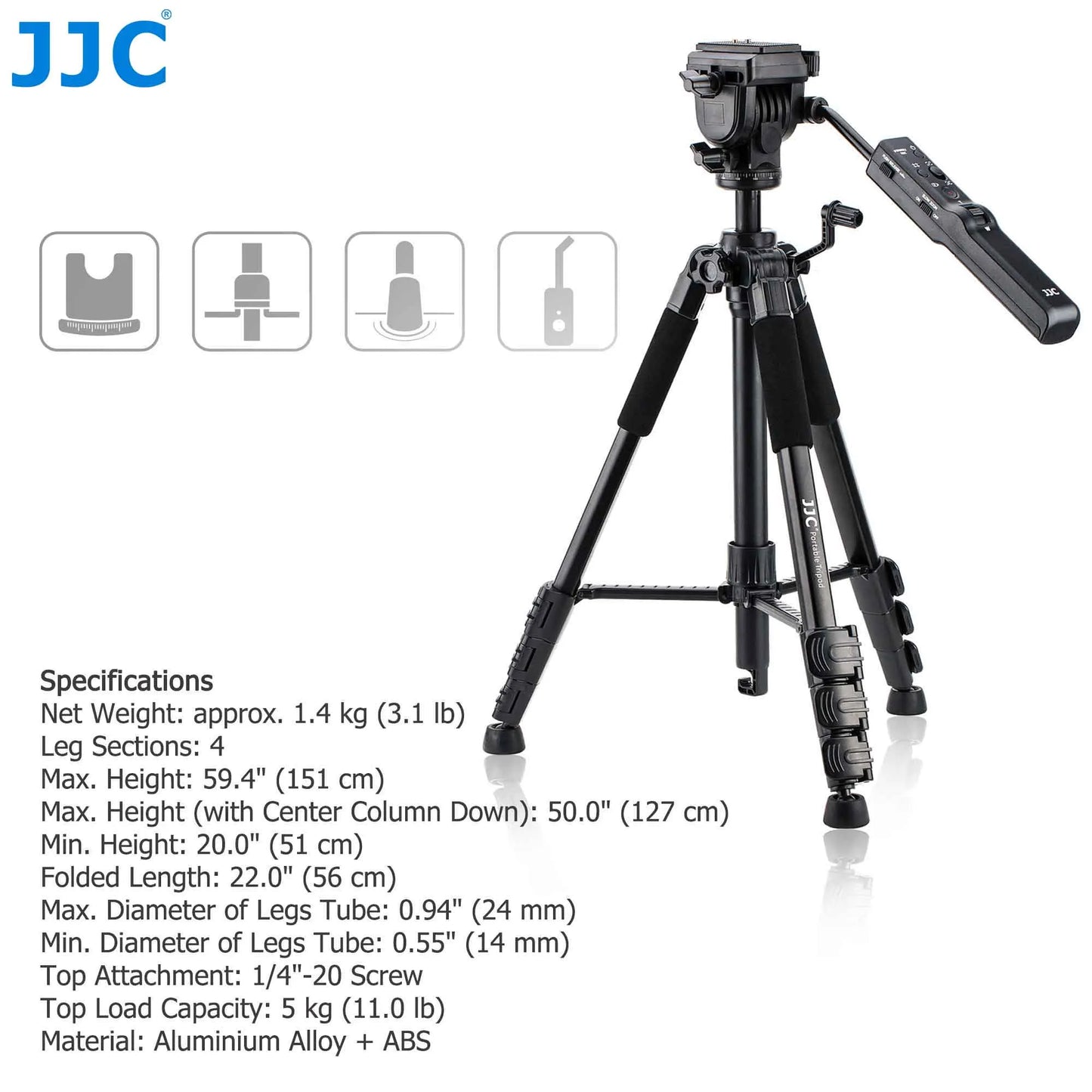 Video Remote Control Tripod for Sony FDR-AX53 AX43 AX33 HDR-CX405 CX455 CX440 Camcorder Handycam RX10M4 RX10M3 RX100M7 RX100M6