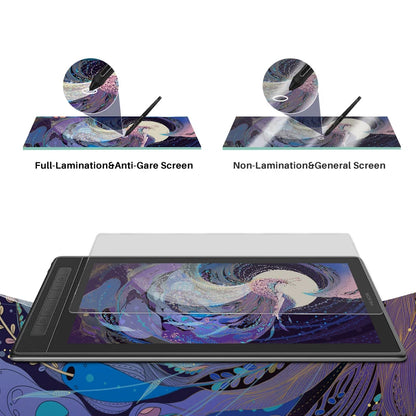 Huion Kamvas Pro 16 (2.5K) | Tableta Gráfica con Pantalla QHD 15.6”, 145% sRGB QLED y Lápiz PenTech 3.0