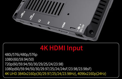 7 Inch Field Monitor HDMI Camera DSLR LCD IPS HD 1280x800 Video Assist External for Nikon Sony Canon Camera Gimbal FW759