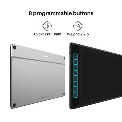 Huion Kamvas Pro 16 (2.5K) | Tableta Gráfica con Pantalla QHD 15.6”, 145% sRGB QLED y Lápiz PenTech 3.0