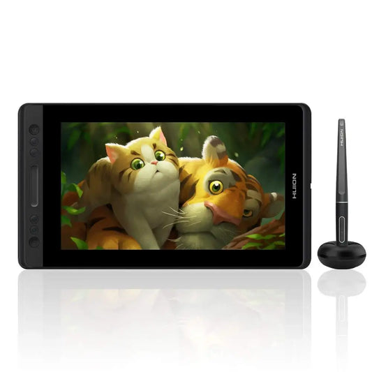 Kamvas Pro 13 Inch Computer Accessory Pc 8192 Levels Pen Pressure Huion Digital Pen Lcd Graphics Tablet Drawing Monitor