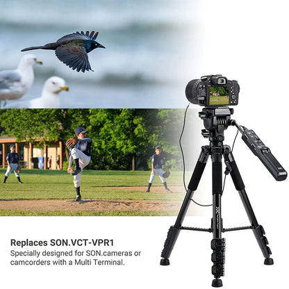Video Remote Control Tripod for Sony FDR-AX53 AX43 AX33 HDR-CX405 CX455 CX440 Camcorder Handycam RX10M4 RX10M3 RX100M7 RX100M6