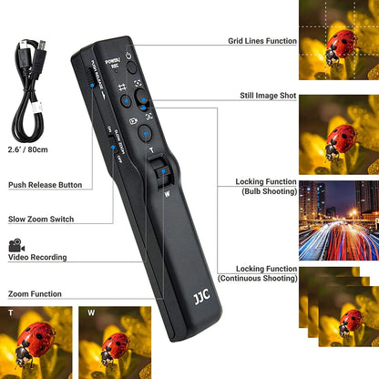 Video Remote Control Tripod for Sony FDR-AX53 AX43 AX33 HDR-CX405 CX455 CX440 Camcorder Handycam RX10M4 RX10M3 RX100M7 RX100M6
