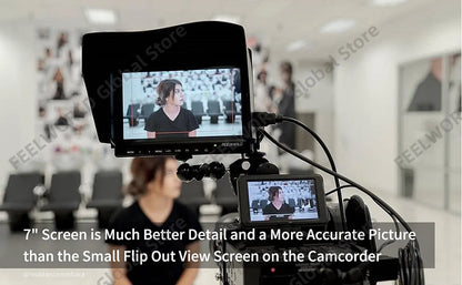 7 Inch Field Monitor HDMI Camera DSLR LCD IPS HD 1280x800 Video Assist External for Nikon Sony Canon Camera Gimbal FW759