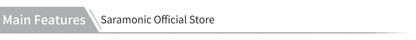 Saramonic Air Wireless Lavalier Microphone Noise Cancelling Lapel Mic for iPhone 15/16 Android Smartphone Camera Vlog Youtube