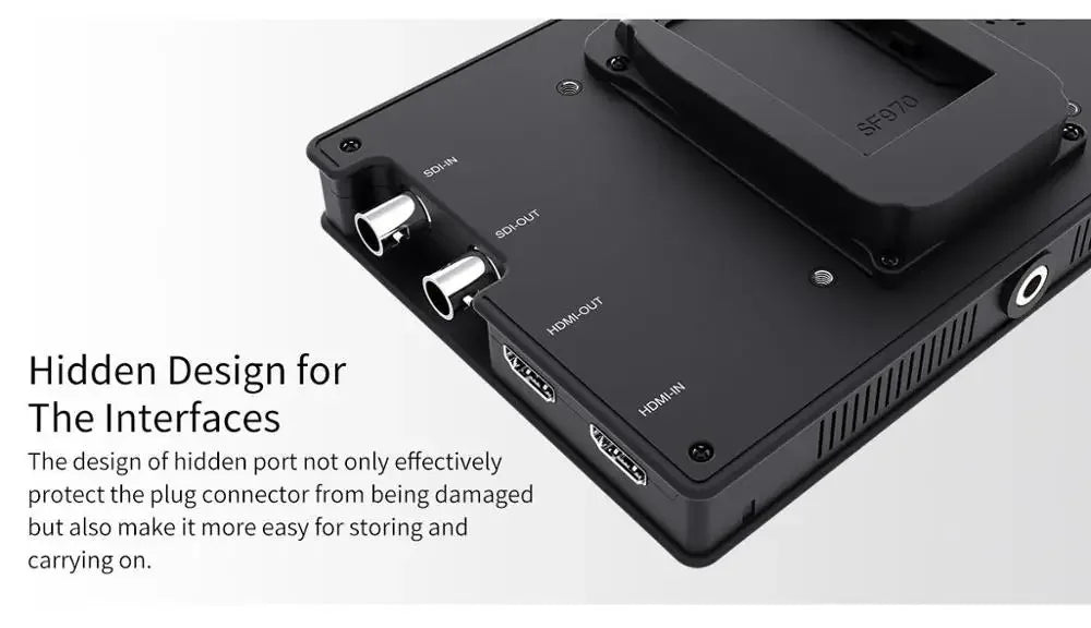 Feelworld FW703 3G SDI 4K HDMI Camera Field Monitor 7 Inch IPS Full HD 1920x1200 Portable DSLR Monitor for Sony Nikon Canon