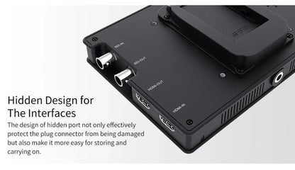 Feelworld FW703 3G SDI 4K HDMI Camera Field Monitor 7 Inch IPS Full HD 1920x1200 Portable DSLR Monitor for Sony Nikon Canon