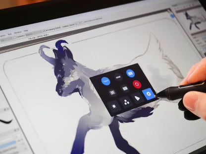 Huion Kamvas Pro 16 (2.5K) | Tableta Gráfica con Pantalla QHD 15.6”, 145% sRGB QLED y Lápiz PenTech 3.0