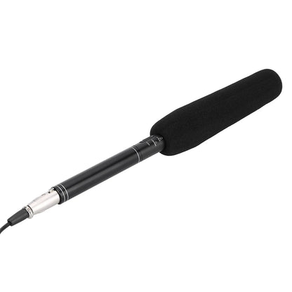 HTDZ HT-81 – Micrófono Shotgun Cardioide de Condensador para Entrevistas y Cámaras DSLR