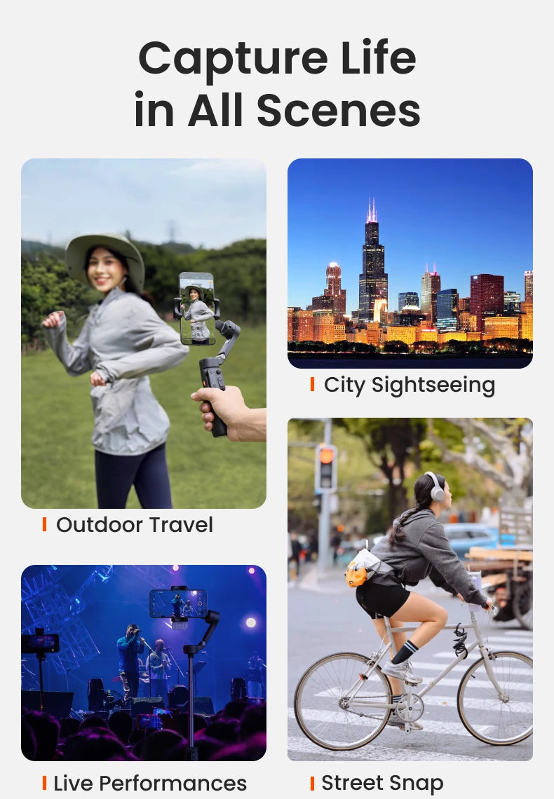 Hohem iSteady X3 SE 3-Axi Gimbal Stabilizer with Remote Control and Foldable Phone Stabilizer for iPhone/Samsung/Xiaomi/HuaWeii