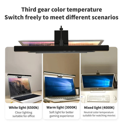 Xiaomi Mijia USB Screen Hanging Lights Stepless Dimming Curved Screen Monitor Light Bar RGB Background Atmosphere Desk Lamp NEW